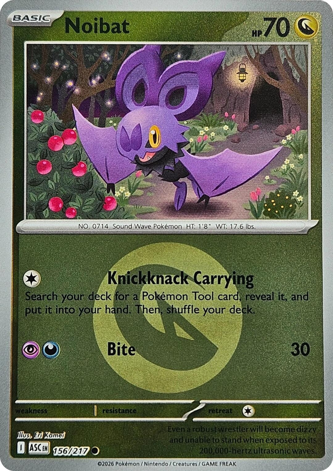 Image for Noibat (Energy Symbol Pattern) - Pokemon