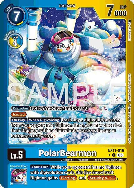 Image for PolarBearmon (Limited Foil) - Digimon Card Game