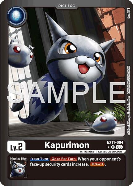 Image for Kapurimon (Limited Foil) - Digimon Card Game