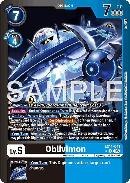 Image for Oblivimon (Limited Foil) - Digimon Card Game