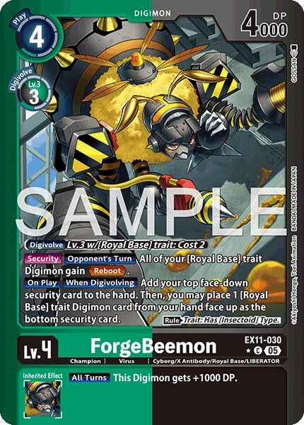 Image for ForgeBeemon (Limited Foil) - Digimon Card Game