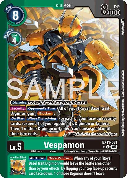 Image for Vespamon (Limited Foil) - Digimon Card Game