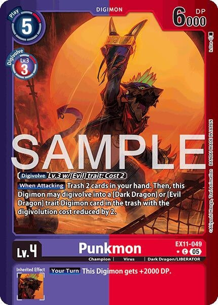 Image for Punkmon (Limited Foil) - Digimon Card Game