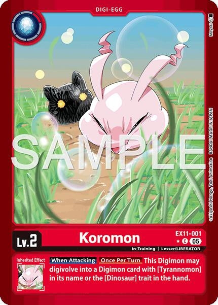 Image for Koromon (Limited Foil) - Digimon Card Game