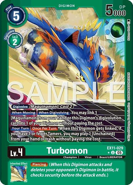 Image for Turbomon (Limited Foil) - Digimon Card Game