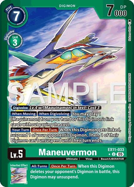 Image for Maneuvermon (Limited Foil) - Digimon Card Game