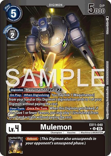 Image for Mulemon (Limited Foil) - Digimon Card Game