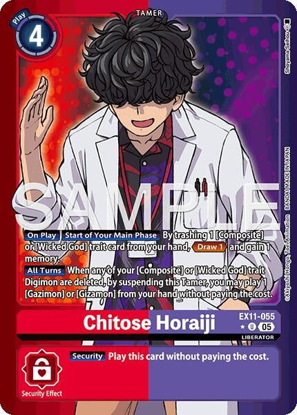 Image for Chitose Horaiji (Limited Foil) - Digimon Card Game