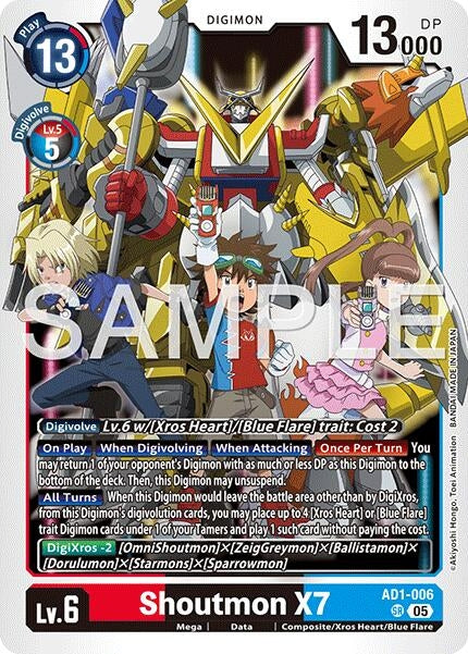 Image for Shoutmon X7 - Digimon Card Game