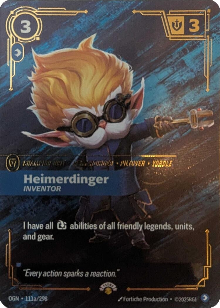 Image for Heimerdinger, Inventor - Riftbound: League of Legends Trading Card Game