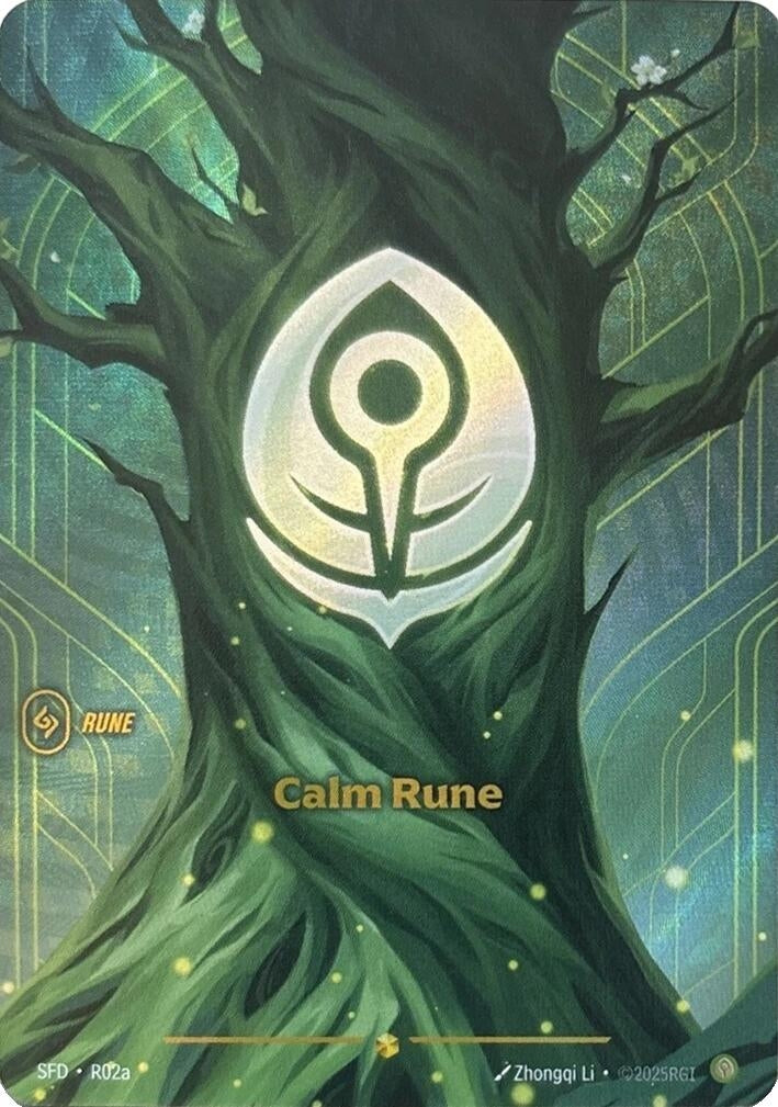 Image for Calm Rune (R02a) - Riftbound: League of Legends Trading Card Game