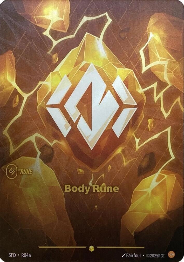Image for Body Rune (R04a) - Riftbound: League of Legends Trading Card Game