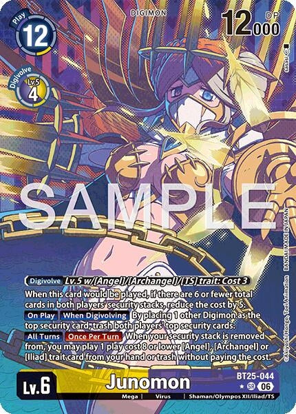 Image for Junomon (Alternate Art) - Digimon Card Game