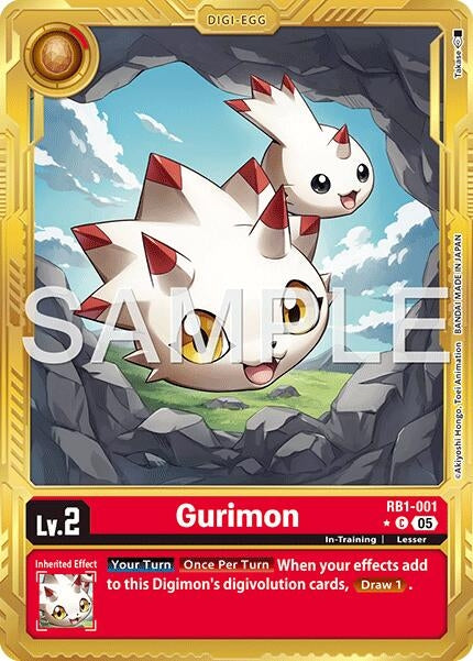 Image for Gurimon (Gold Border) - Digimon Card Game