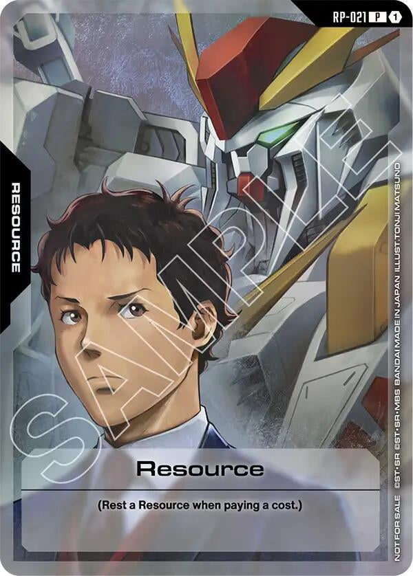 Image for Resource (RP-021) (Mobile Suit Gundam: Hathaway's Flash) - Gundam Card Game