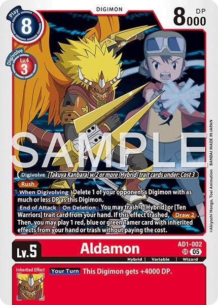 Image for Aldamon - Digimon Card Game