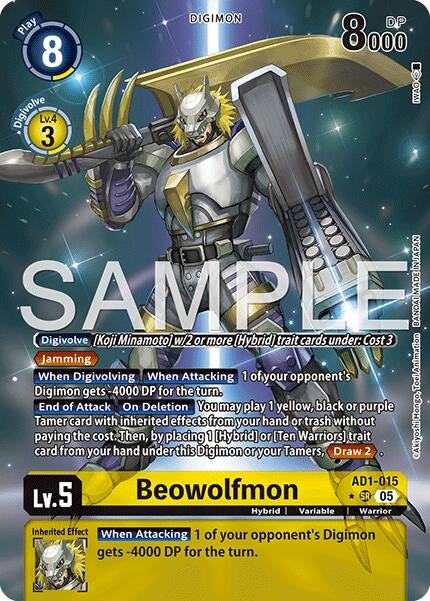 Image for Beowolfmon (Alternate Art) - Digimon Card Game