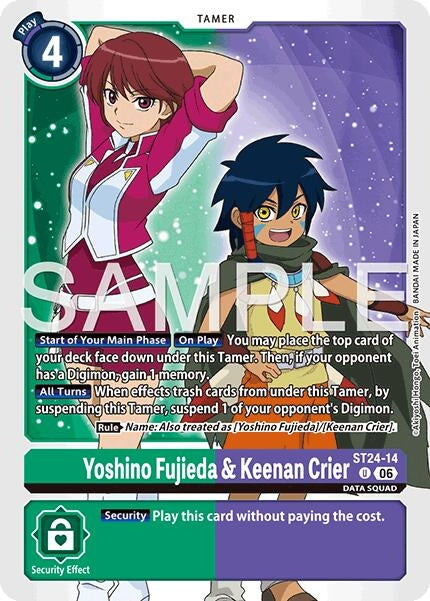 Image for Yoshino Fujieda & Keenan Crier - Digimon Card Game