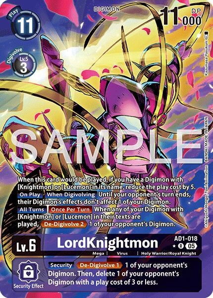 Image for LordKnightmon - AD1-018 (Alternate Art) - Digimon Card Game