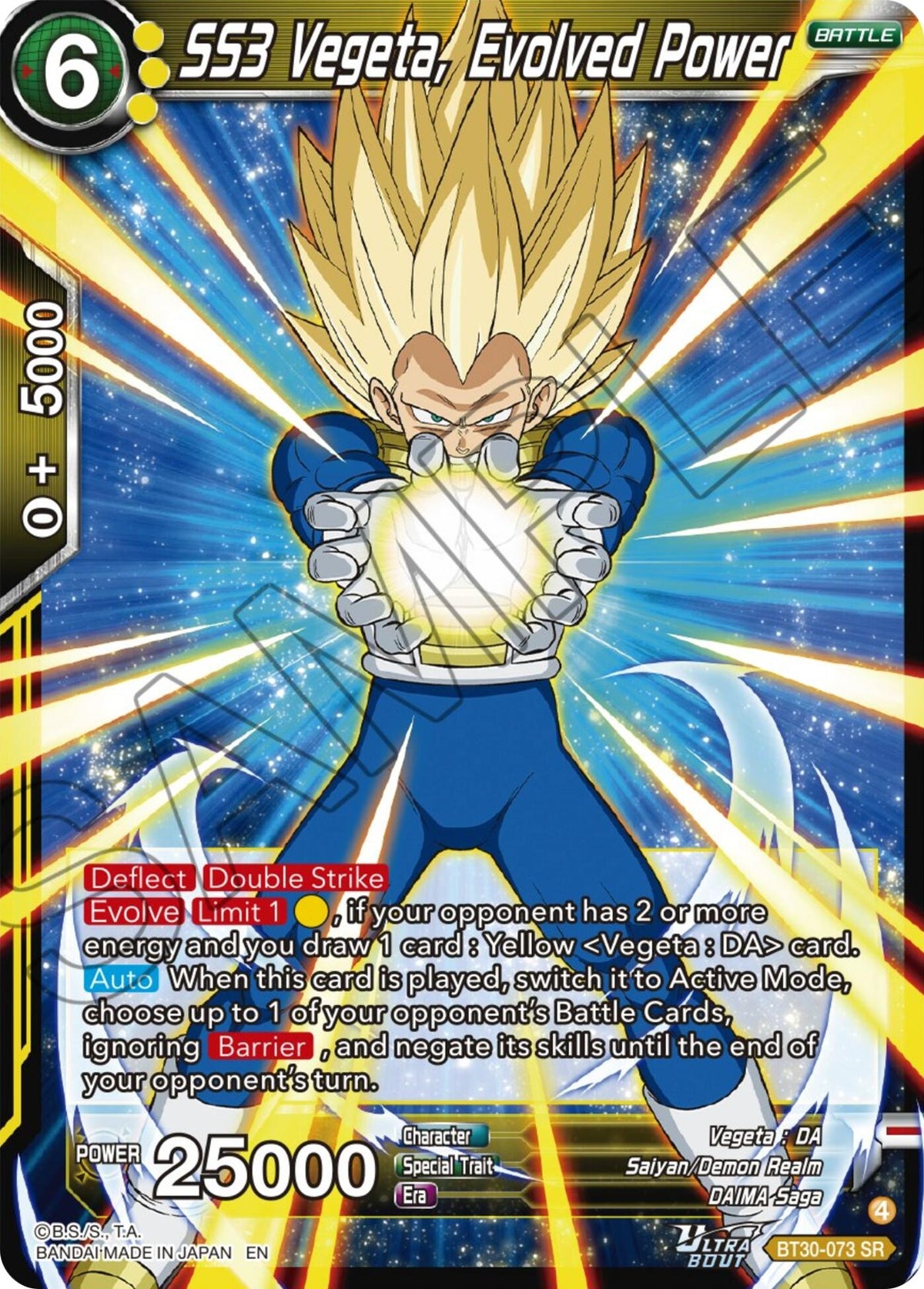Image for SS3 Vegeta, Evolved Power - Dragon Ball Super: Masters