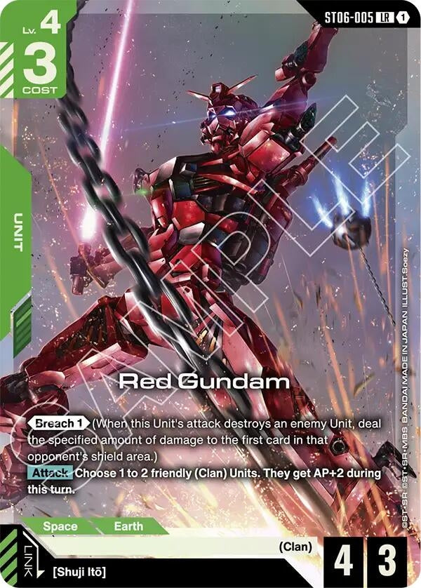 Image for Red Gundam (Premium Card Collection Gundam Assemble) - Gundam Card Game