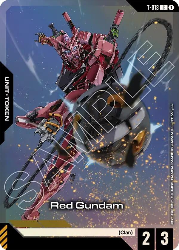 Image for Red Gundam (T-018) (Premium Card Collection Gundam Assemble) - Gundam Card Game