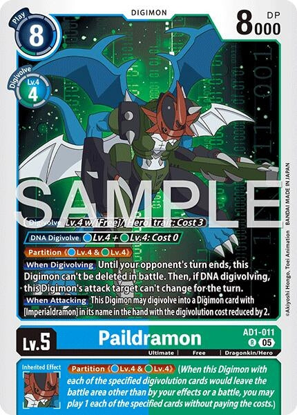 Image for Paildramon - AD1-011 - Digimon Card Game