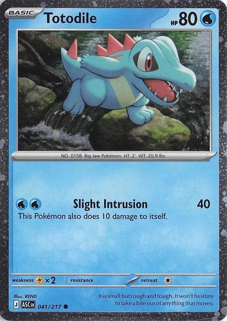 Image for Totodile (Cosmos Holo) - Pokemon
