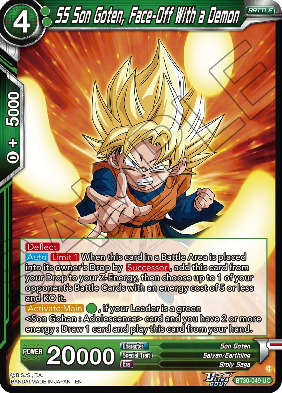 Image for SS Son Goten, Face-Off With a Demon - Dragon Ball Super: Masters