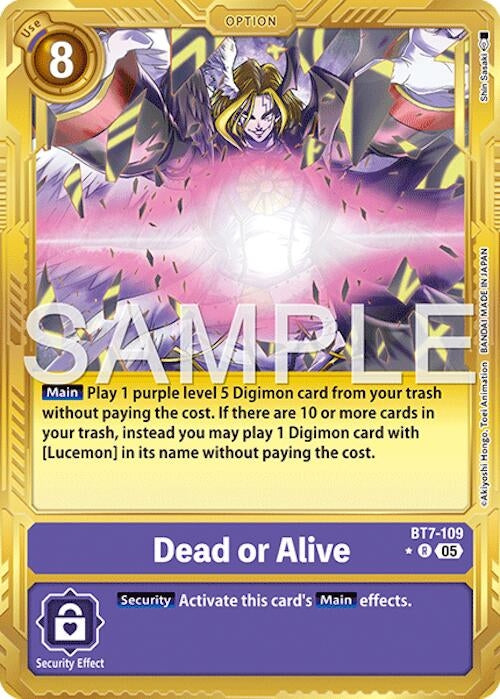 Image for Dead or Alive (Gold Border) - Digimon Card Game