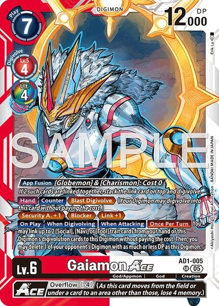 Image for Gaiamon ACE - Digimon Card Game