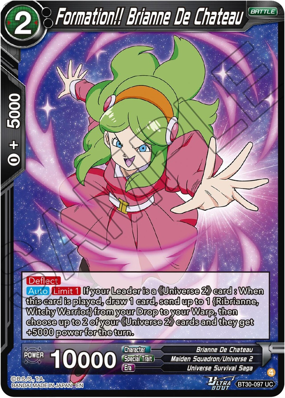Image for Formation!! Brianne De Chateau - Dragon Ball Super: Masters