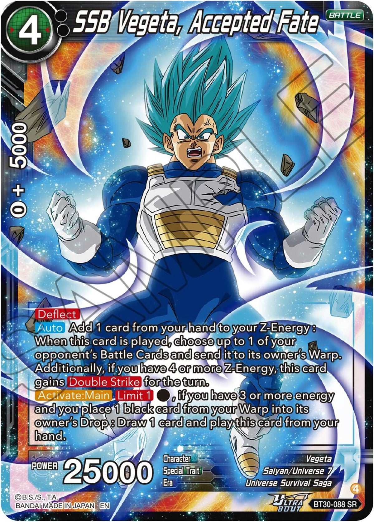 Image for SSB Vegeta, Accepted Fate - Dragon Ball Super: Masters