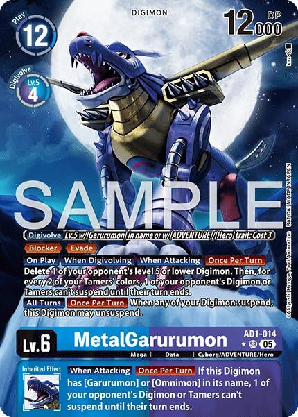 Image for MetalGarurumon (Alternate Art) - Digimon Card Game