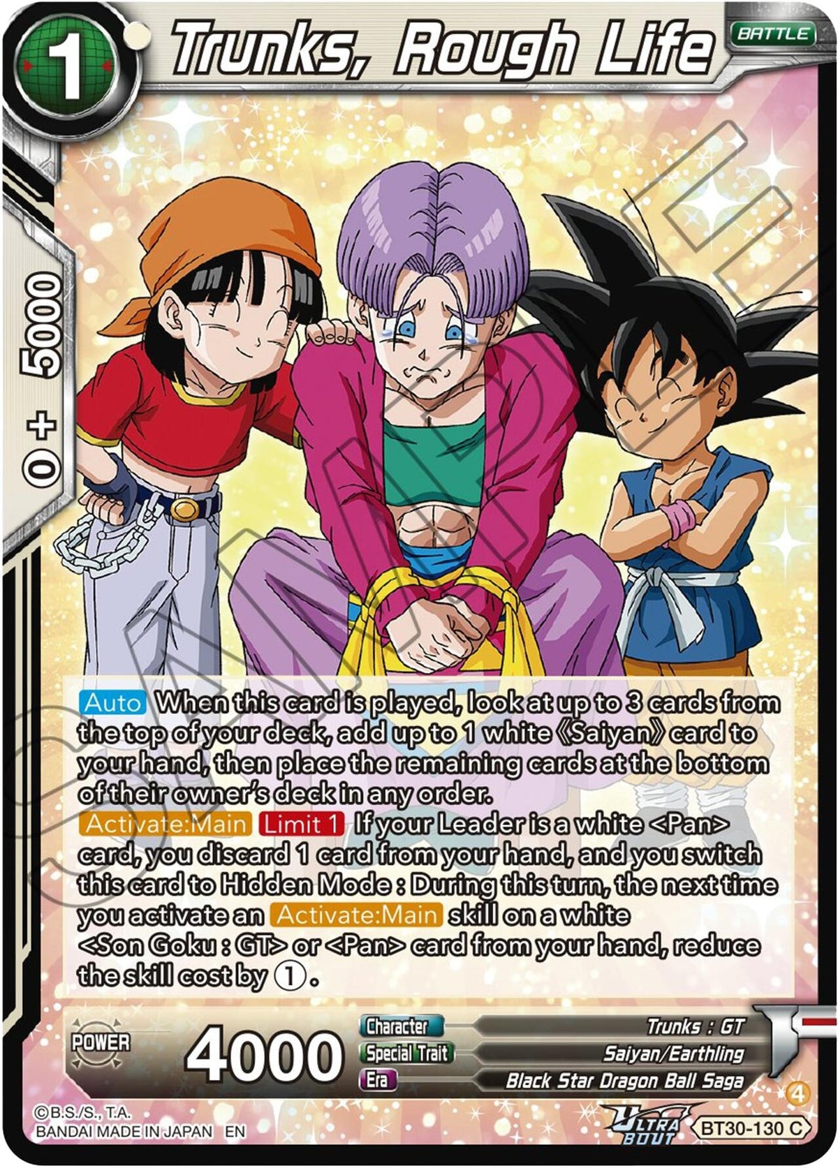 Image for Trunks, Rough Life - Dragon Ball Super: Masters