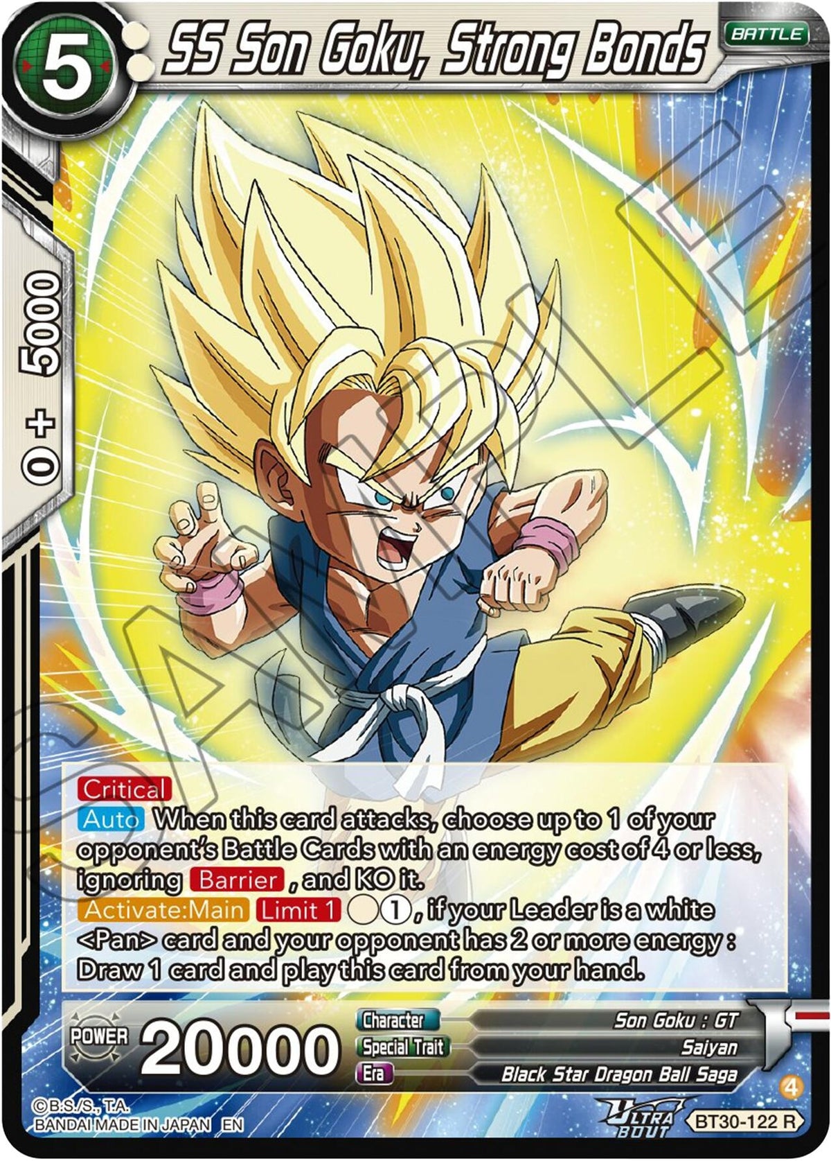 Image for SS Son Goku, Strong Bonds - Dragon Ball Super: Masters