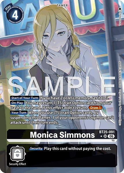 Image for Monica Simmons (Alternate Art) - Digimon Card Game