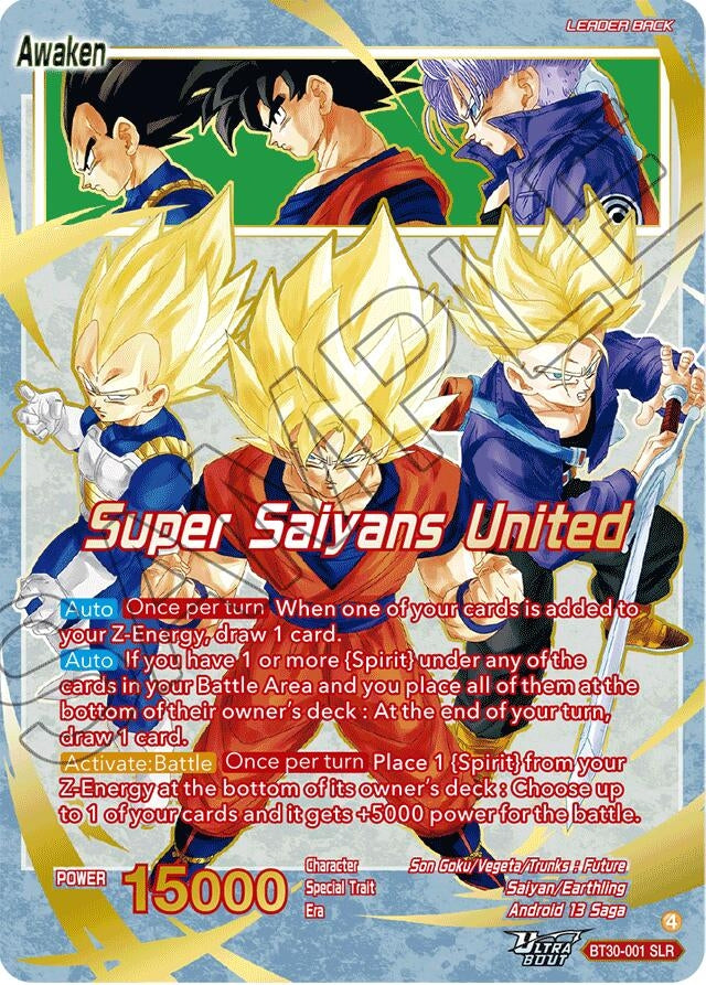 Image for Son Goku, Vegeta, & Trunks // Super Saiyans United (SLR) - Dragon Ball Super: Masters
