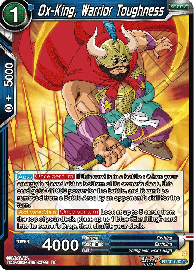 Image for Ox-King, Warrior Toughness - Dragon Ball Super: Masters