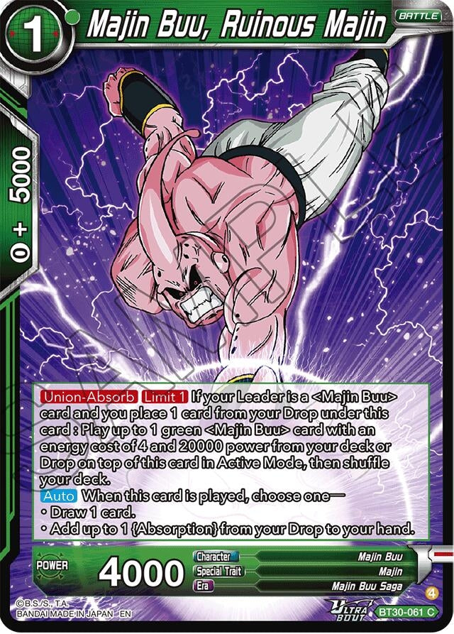 Image for Majin Buu, Ruinous Majin - Dragon Ball Super: Masters