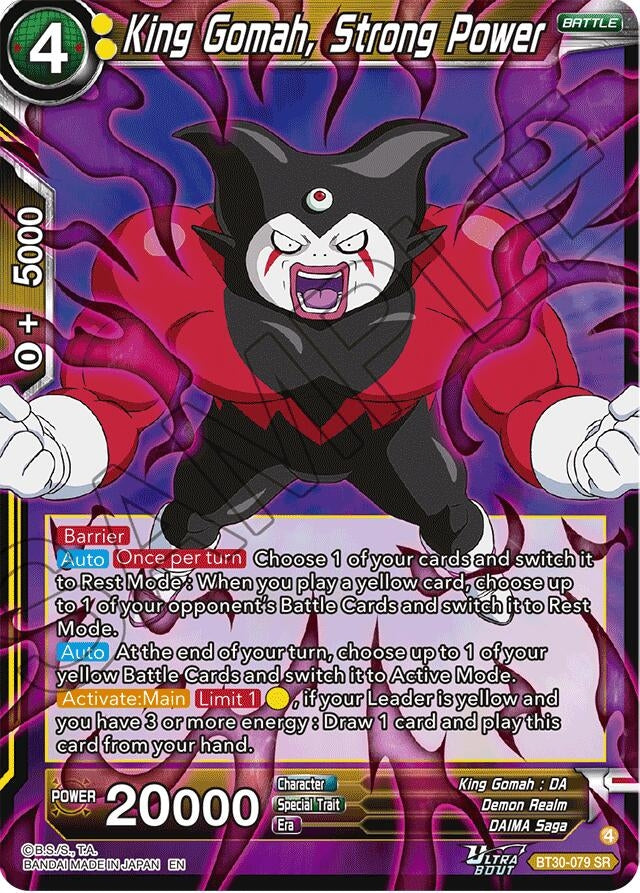 Image for King Gomah, Strong Power - Dragon Ball Super: Masters