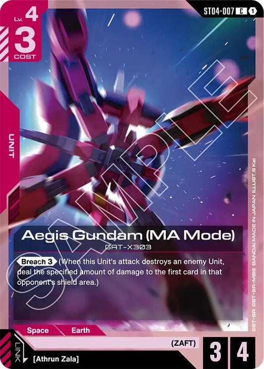 Image for Aegis Gundam (MA Mode) - Gundam Card Game