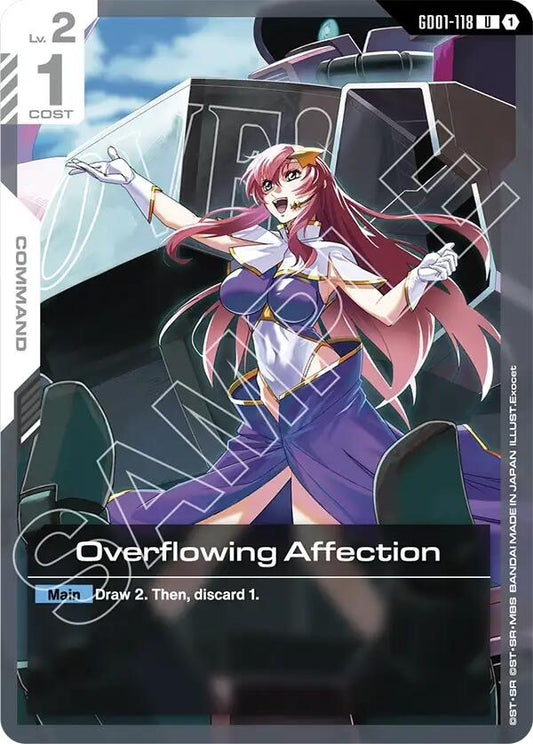 Image for Overflowing Affection - Gundam Card Game