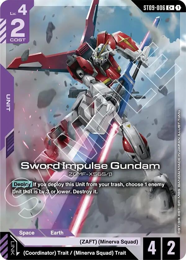 Image for Sword Impulse Gundam (C+) - Gundam Card Game