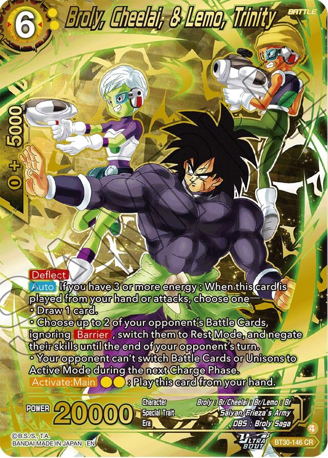 Image for Broly, Cheelai, & Lemo, Trinity - Dragon Ball Super: Masters