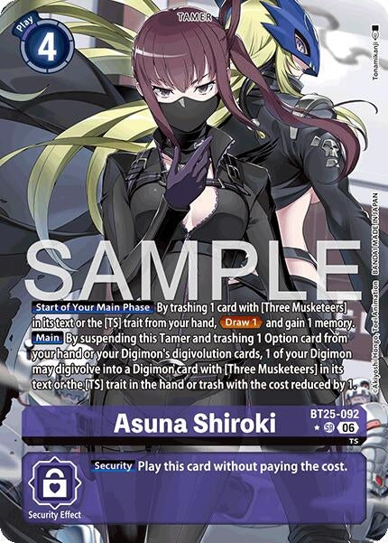 Image for Asuna Shiroki (Alternate Art) - Digimon Card Game