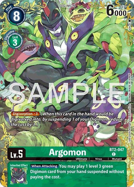 Image for Argomon - BT2-047 (Alternate Art) - Digimon Card Game