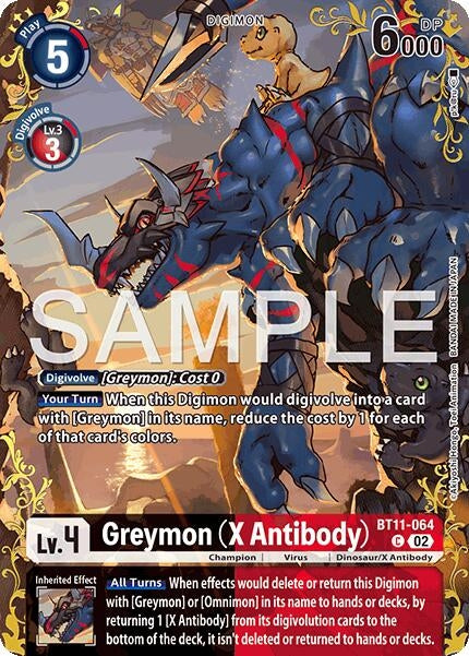 Image for Greymon (X Antibody) - BT11-064 (Alternate Art) - Digimon Card Game