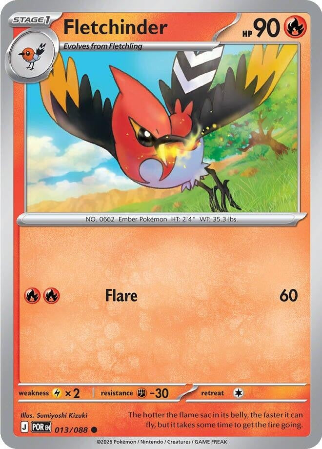 Image for Fletchinder - Pokemon