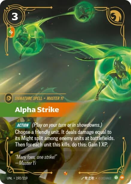 Image for Alpha Strike - Riftbound: League of Legends Trading Card Game